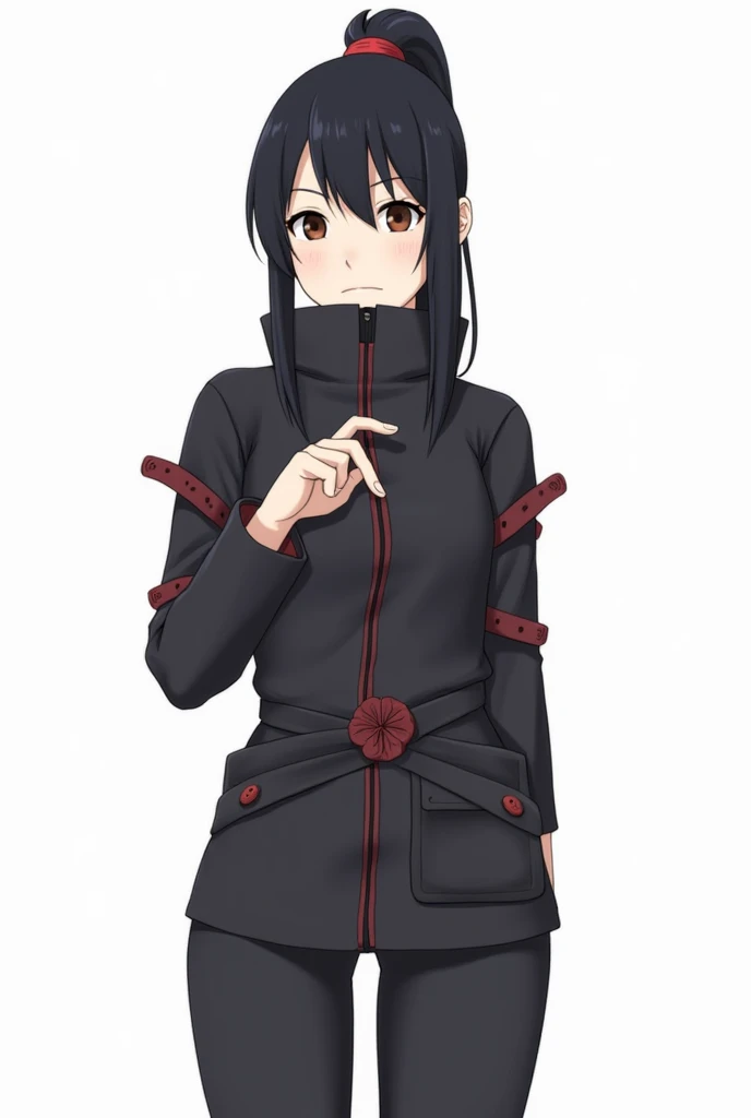 Hanabi Nara () Hair: Long, black and straight, tied in a high ponytail with a few loose strands, creating a fringe. She wears a red ribbon in her hair, similar to the Higanbana. Eyes: Dark brown, slightly almond-shaped, with a calm but curious expression. ...