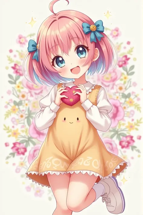 A cute anime girl 