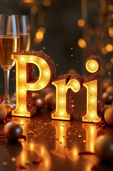 Create a New Years image with the name of Pri 