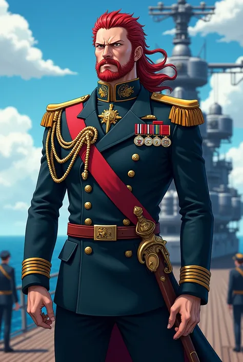 Shanks if he was a naval admiral