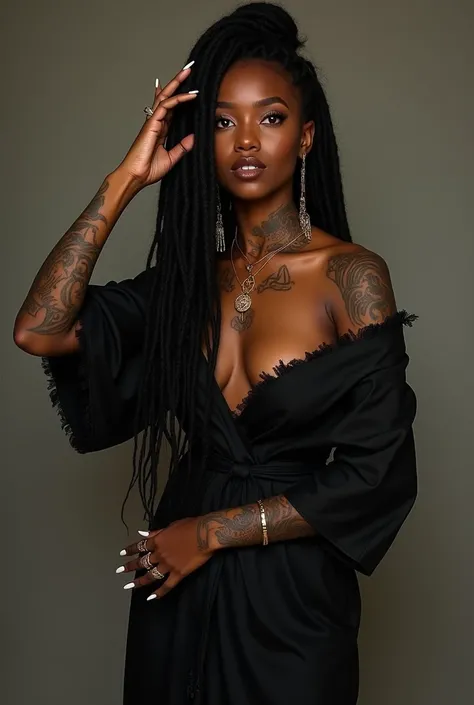 *My name is Amy I’m browskin I have light hazel eyes dimples perfect white teeth I have nice kept eyebrows and long natural eyelashes I have long dreads that are a nice jet black color I have a retwist and a fade on the sides my lips are plump and juicy I’...