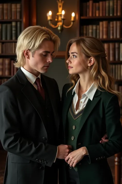 Draco Malfoy and Hermione Granger Sex at the library 