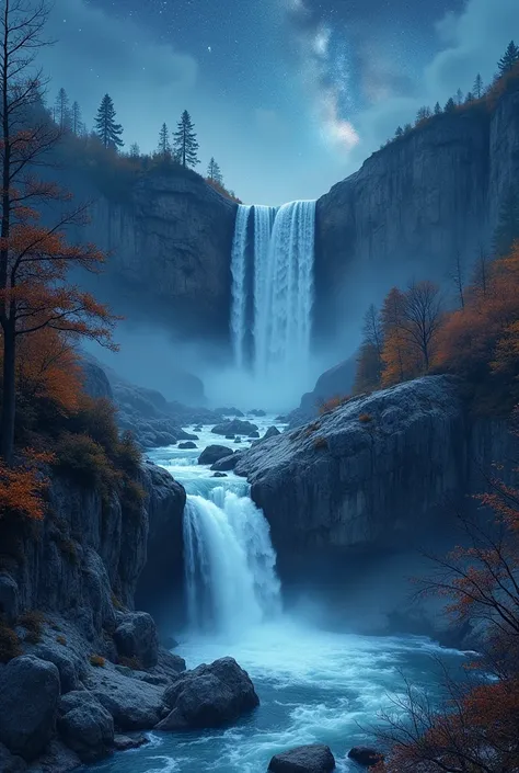 Winter video falls at night in autumn
It has 1 minute
