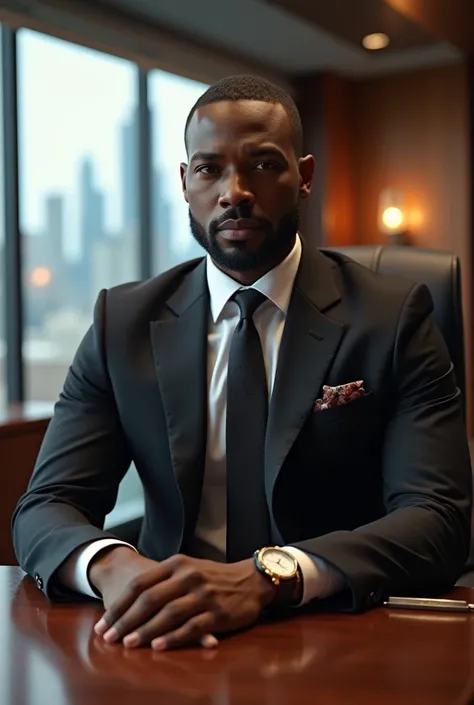 Make me a black Business man 
