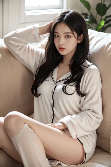  I am a 19 year old girl , slim hips, Long straight hair, (( Hair Details)) (Face details), round Face, 笑Face, masterpiece,  High resolution , (( Details Skin Details)), (Face details) ), ( Hair Details)), Big Girl, Innocent, Face, Soft Girl ,  beautiful b...