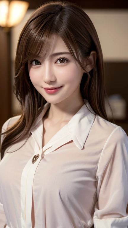  1 Japanese girl ,(colored business blouse:1.4), ( RAW photos ,  best quality ), ( realistic,  photorealistic:1.4), masterpiece,  extremely delicate and beautiful ,  very detailed on trends, 8k wallpaper,  wonderful,   Fine Details,  very detailed on trend...