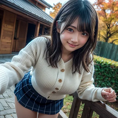 Smiles and Sunshine,  smiles and sunshine,  The Shining Sun , (Dazzling sunlight), One girl, ( Up Hairstyle ), ( white skin),  Japanese high school girl , ( very beautiful girl ),  face orientation {x} very cute girl,  Japanese Women,  perfect anatomy , ( ...