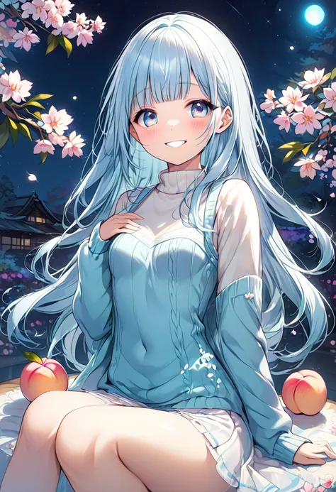  masterpiece, best quality, extremely detailed, (illustration, official art), 1 girl, ((((light blue long hair)))), (((light blue long hair))), light blue hair,, long hair ((blush)), cute face, masterpiece, best quality, (((a very delicate and beautiful gi...