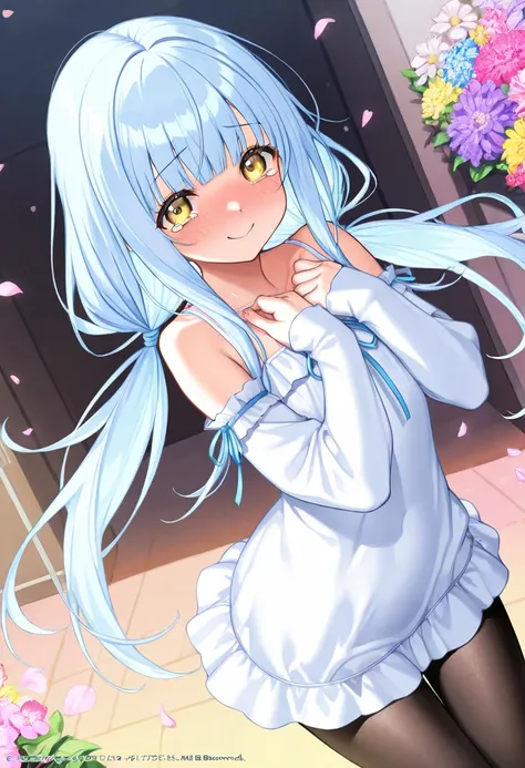  masterpiece, best quality, extremely detailed, (illustration, official art), 1 girl, ((((light blue long hair)))), (((light blue long hair))), light blue hair,, long hair ((blush)), cute face, masterpiece, best quality,Lower eyelashes、eyelashes、 (((a very...