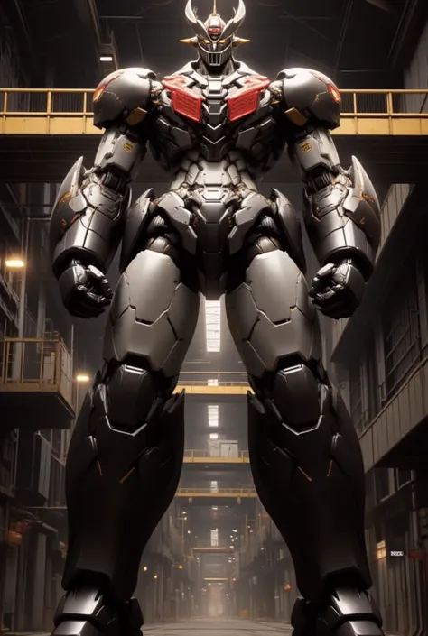  The great hero Mazinger Z stands 100 meters high　 standing 100 meters high in a forward leaning position  ,   towering 100 meters ahead  .  Nuclear Reactor Equipment Production Line , Steel etc. ,  Standing 100 Meters High in a Forward-leaning Position, F...