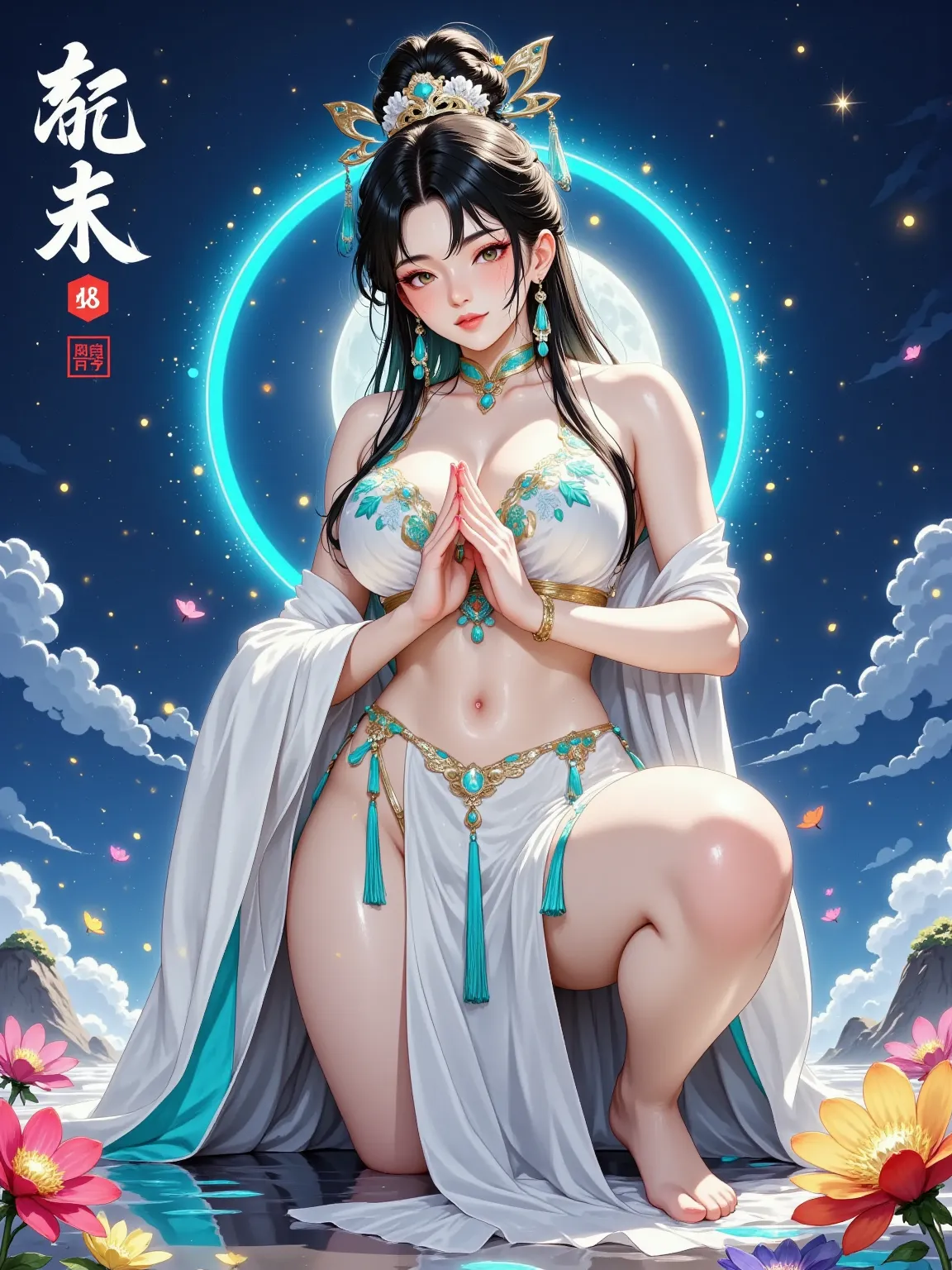 FLUX the ultimate temptation in the Chinese socialite triangle - 国风仕女神秘诱惑