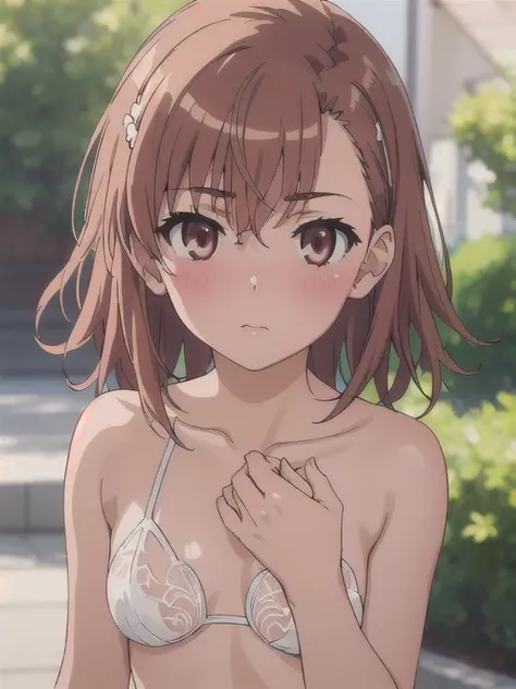 ( Masterpiece Top Quality High Resolution Perfect Pixel Depth of Field 4K ) PERFECT BODY OF ONE GIRL STARING AT THE VIEWER ,

Misaka Mikoto, Misaka_mikoto, small breasts:1.4, flat chest:1.4, ( eyes drawn in beautiful detail:1.6),  very detailed face,  Perf...