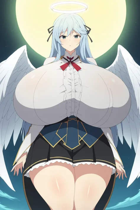 yaegashi nan, senran kagura, senran kagura burst, senran kagura new link,Inazuma , ,, gigantic breasts, gigantic ass, giant thighs, Prompt: masterpiece, score_9, score_8_up, score_7_up, source_anime BREAK 1girl,shiny skin, huge breasts, wide hips, thick th...