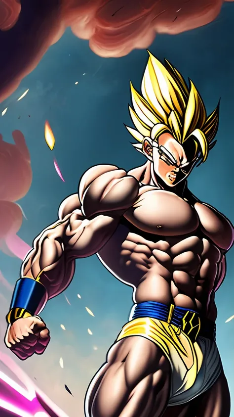 ((giga muscle, huge muscles:1.7,oversized erectile penis:1.7, rubber suit, armband, bracers,Harness, erotic )),Sexy Boy,((( trembles a lot, Anal Sex, Feathered,gigantic penis,roling eyes, sex,Super Saiyan))), glowing skin,大量の droolと精液:1.6, steam, impending...