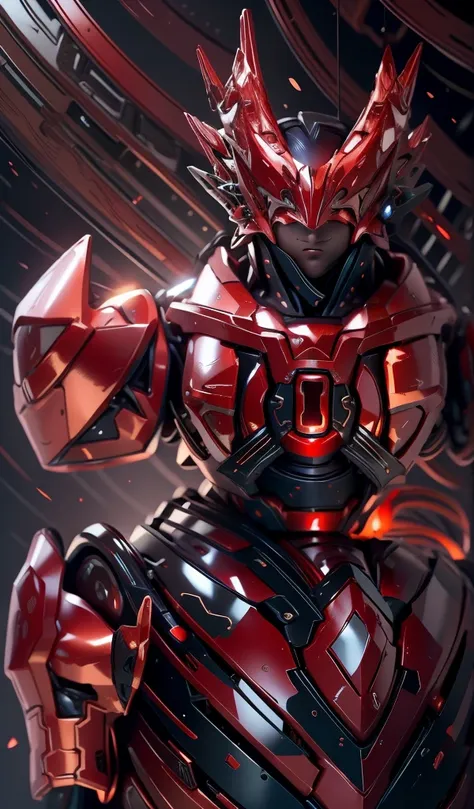    fire red is the main color fire red ，   some red flame red     （Guarantee its layering and armor texture      ，   The color of the starry sky is the main color, and the red of the flame is the main color）