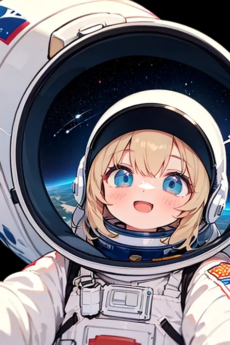 Space_helmet ,loli,happy,astronaut,1girl,masterpiece,