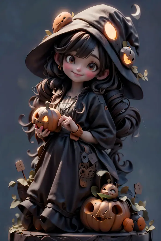 A cute young witch brewing a magical potion with a pleasant aroma, in a modern style. The witch is wearing a stylish, contemporary outfit and is using modern equipment like a sleek glass cauldron and elegant vials filled with colorful, glowing liquids. The...