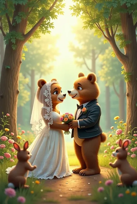 Bear wedding