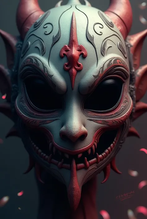 Make this mask but with an ANIME art style