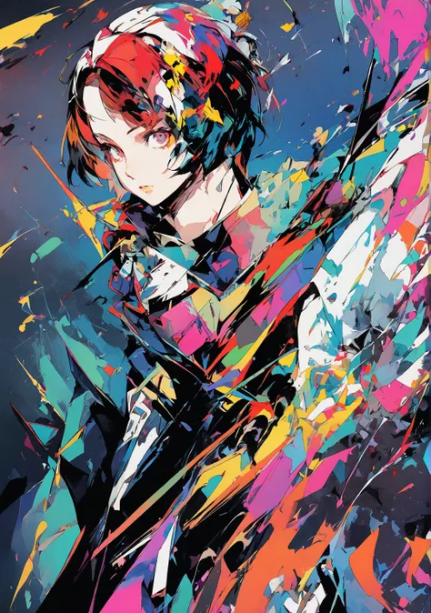  persona art style,  cool