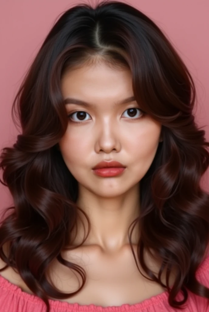  I advertise lipstick ,and lip gloss and me wavy hair brunette ( not Auro-American !)  but just wavy , and I'm a white girl ,  make me look like Korean women from cosmetics commercials very beautiful and professional model , And my clothes are also very st...