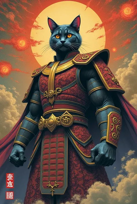 Cat version Thanos Marvel version vintage japanese