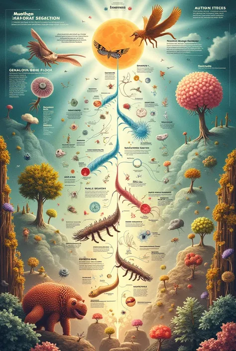  Mechanisms of evolutionary processes, there have natural selection, gene flow, genetic drift, and mutation, poster that showing that 