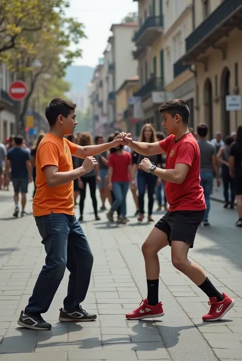 Newspaper, talking about a case of two 14-year-old teenagers and the other at 15, ended up with 150 people and without a scratch, something unprecedented who used various martial arts, such as capoeira, capoeira, forbidden karate..