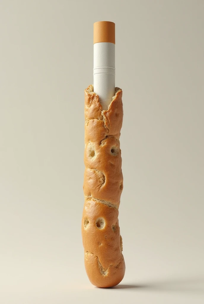 cigarette made out of bread