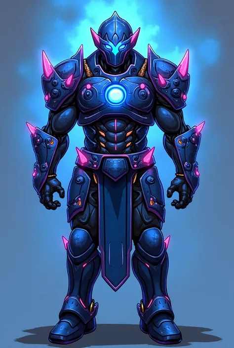 Terraria player wearing Nebula Armor ,  and only showing his body for mobile wallpaper 
