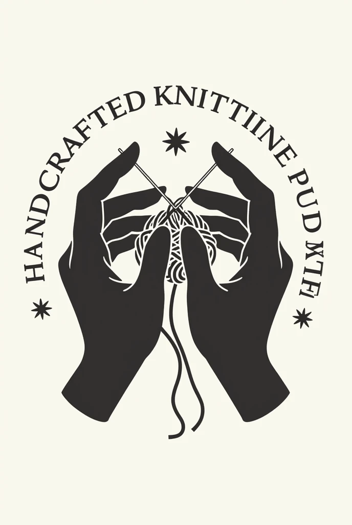 Logo design for business selling hand labor knitting products