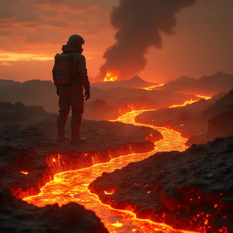  A bed made of lava  🔥