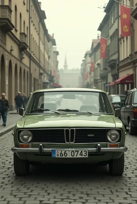 car from the seventies from the Eastern Bloc, Czechoslovakia or Poland