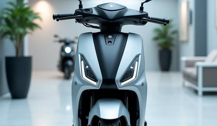 2025 Suzuki e access scooter front full hd picture view inshawroom 