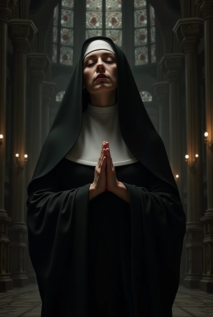 The nun
