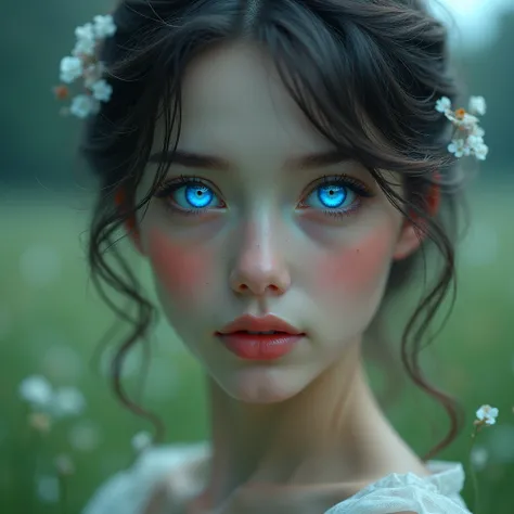 Beautiful Female , outdoor, Create Beautiful Blue Eyes Like RealMagic