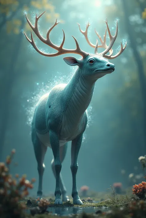 more of a cross between whale and deer traits