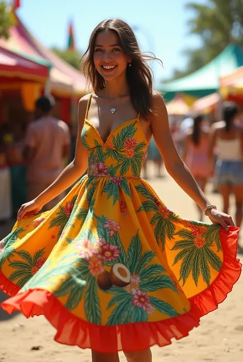 Carnival coconut dress 