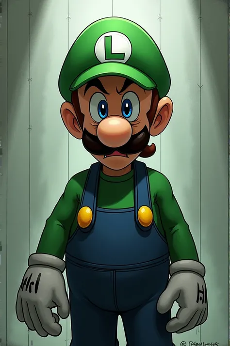 Luigi in Danganronpa style