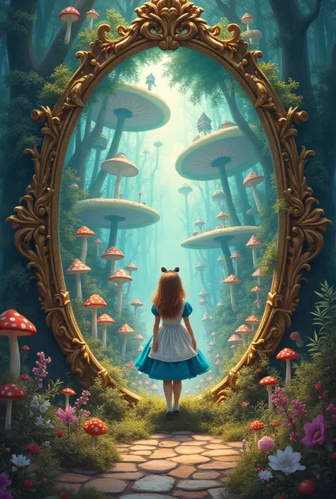 Alice in Wonderland behind the Looking Glass