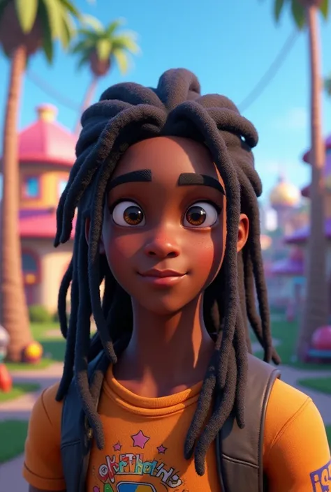 Can u make the boy look 13years old pls and  make the dreads longer and put the background to Fortnite 