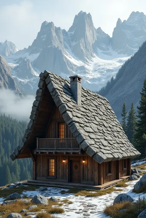 It's pretty good ,  but the roof is made of mountain stone