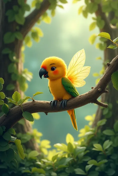 Once upon a time, there was a small fairy named Noori who lived in a beautiful forest. Noori’s biggest hobby was helping everyone. One day, she saw a little baby parrot had fallen from a tree and was crying loudly.

Noori picked it up and said, "Don’t worr...