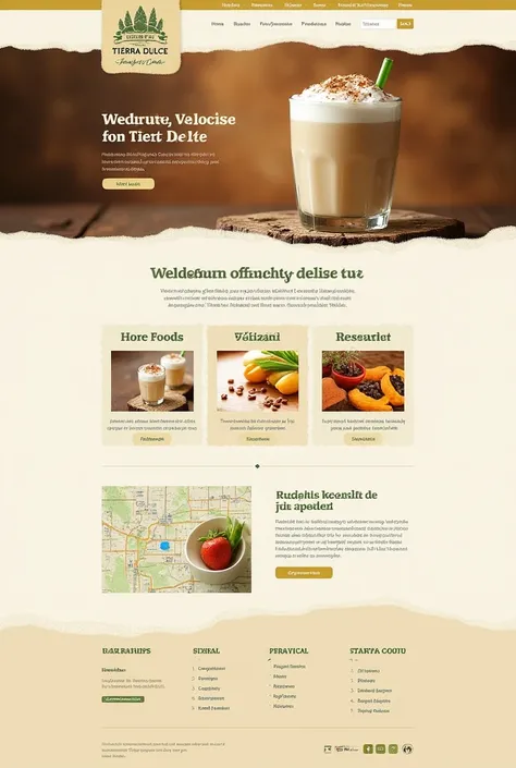 recreate a website for the product Horchata de Morro called TIERRA DULCE where you can see sections where they mention the following:  • What is horchata de morro ?
• Health benefits .
 • Salvadoran history and tradition.
