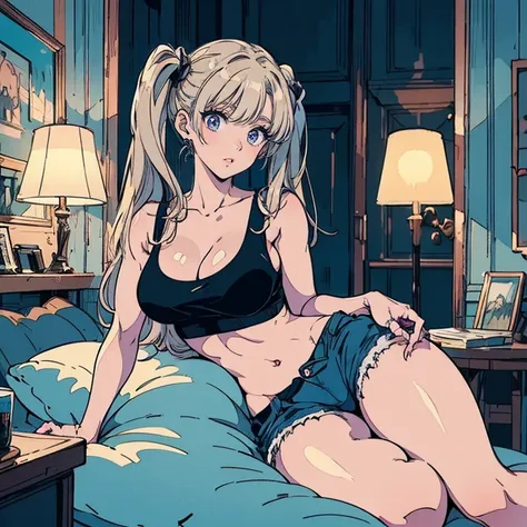 "Full-body anime kawaii character, beautifully detailed eyes and lips, long eyelashes, soft and elegant expression. A young woman with a slender and graceful figure, wearing a perfect, sexy and elegant body, large breasts and butt. Her face is delicate, wi...