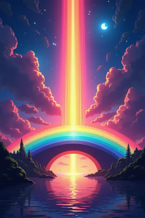    A Rainbow Bridge Rainbow Color Charming Digital Artwork Dynamic Energy Artwork Tindel's World of Effects！ Observing the volatility of the light 。 Dynamic Energy Artwork

 Ultra-Fine Color Art ， Psychedelic Art Style ，Hashinakabashi  、Colorful，Bright and...