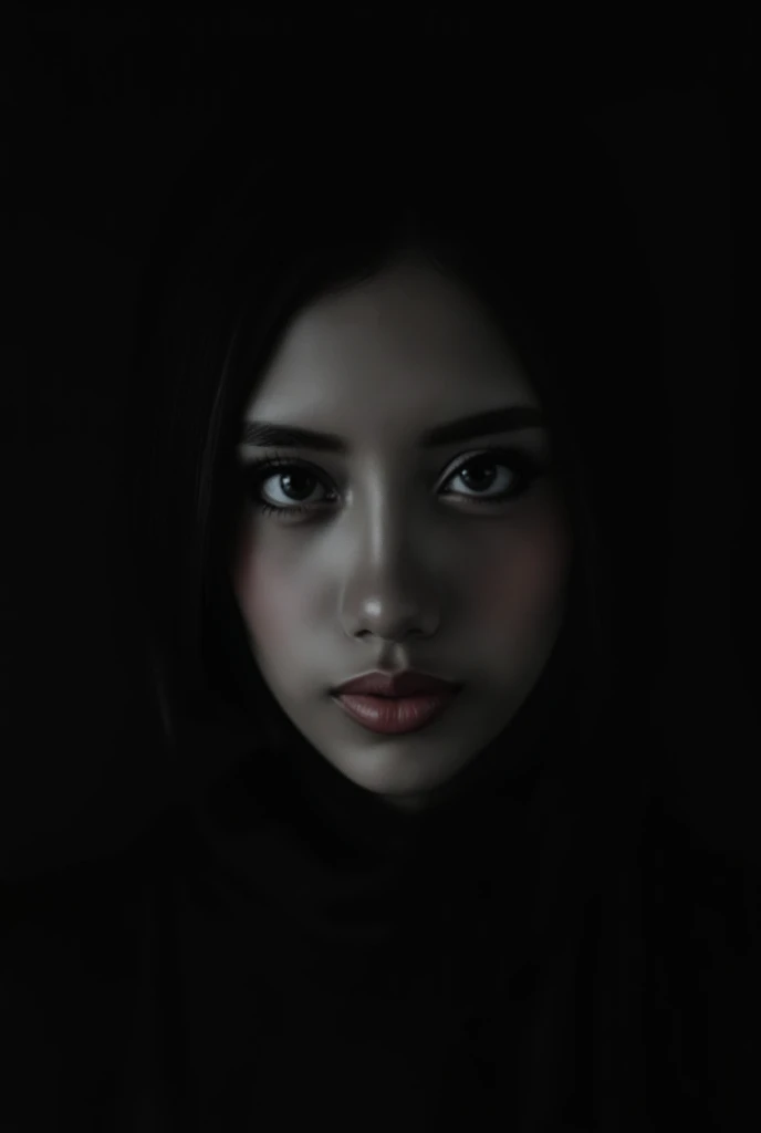  black and white portrait 