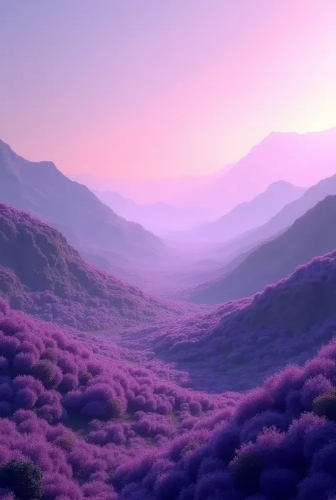 purple landscape colours