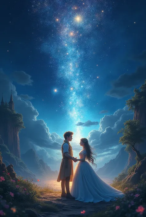 "A magical world where there are kingdoms of light and darkness, a princess who has inherited the power to control the light of the stars, and a prince whose kingdom is immersed in darkness, together they set out in search of an ancient magical flower that...