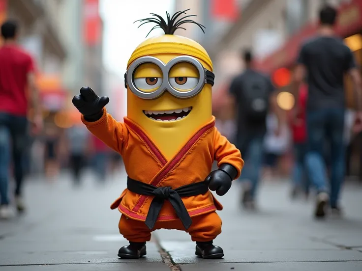 minion cosplay kungfu